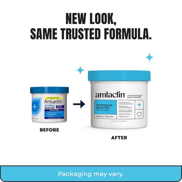AmLactin Intensive Healing Body Cream 15% Lactic Acid 12 oz