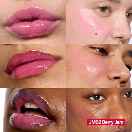 fwee Glowy Jelly Pot + Keychain SET Dewy Jelly Lip and Blush Color Tinted Glow Jelly Balm Dewy Buildable Finish