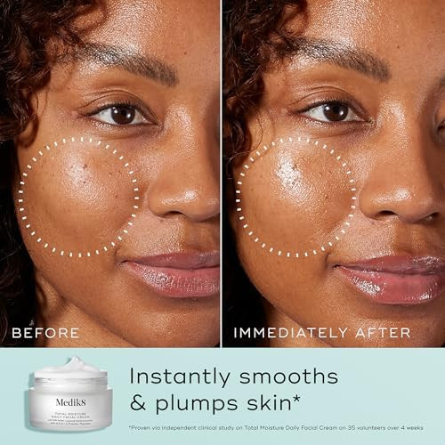 Medik8 Total MoisMedik8 ture Daily Facial Cream - Hydrating Peptide Face Moisturizer with Hyaluronic Acid - Face Cream Supports Skin Barrier - 1.6 oz