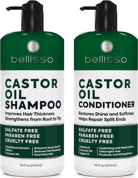 BELLISSO Shampoo and Conditioner Set - 16 fl oz