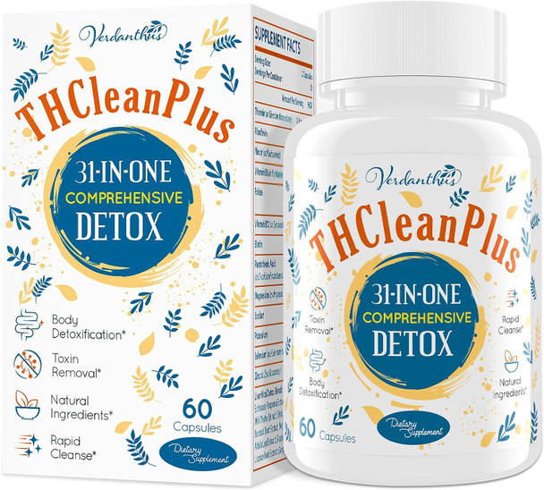 Verdanthus 3-1 in ONE Detox and Liver Cleanser Fast Detox  Full Body Detox Toxins Cleaner for Liver Kidney Natural Herbal Formula Support Immune  and Mood  Capsules