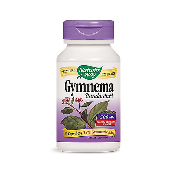 Natures Way Gymnema Standardized 60 Vegetarian capsule, 60 ct