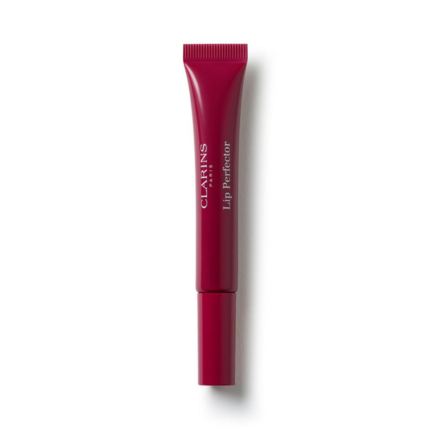 Clarins Lip Perfector | Peptide Plumping and Hydrating Lip Gloss | Instant Shine With Sheer, Shimmer Finish |Non-Sticky Texture with Vanilla Scent | 0.35 Ounces