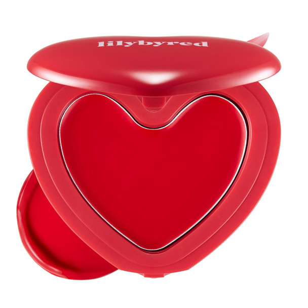 lilybyred Luv Beam Cheek Balm | Heart-Shaped Korean Cream Blush, Semi-Matte, Healthy Glow, Long-Lasting, Blendable & Buildable, Lightweight, Natural-Looking Color, 0.12 oz (06 Fliuffy Peach)