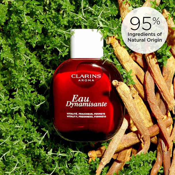 Clarins Eau Dynamisante Treatment Fragrance Spray | Hydrates Revitalizes and Perfumes Skin | Essential Oils | All Skin Types | 3.3 Fluid Ounces