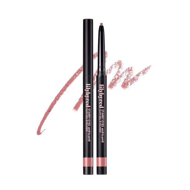 lilybyred Starry Eyes Am9 to Pm9 Slim Gel Eyeliner | Korean Ultra-Slim 2mm Gel Eyeliner, Intense Color Payoff, Creamy Formula, Easy Blending, Smudge-Proof, Long-Lasting