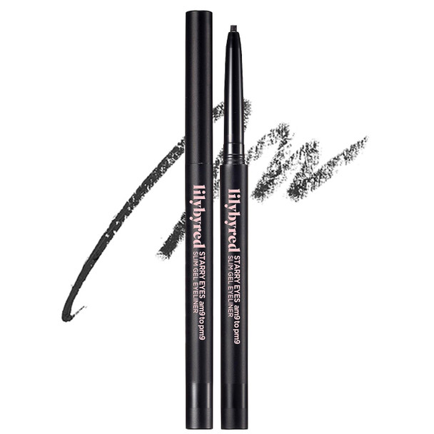 lilybyred Starry Eyes Am9 to Pm9 Slim Gel Eyeliner | Korean Ultra-Slim 2mm Gel Eyeliner, Intense Color Payoff, Creamy Formula, Easy Blending, Smudge-Proof, Long-Lasting