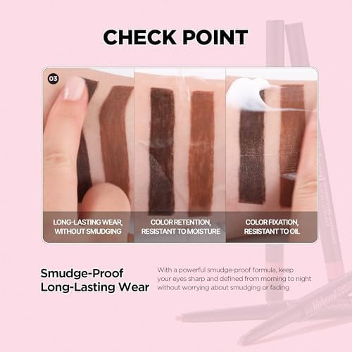 lilybyred Starry Eyes Am9 to Pm9 Slim Gel Eyeliner | Korean Ultra-Slim 2mm Gel Eyeliner, Intense Color Payoff, Creamy Formula, Easy Blending, Smudge-Proof, Long-Lasting