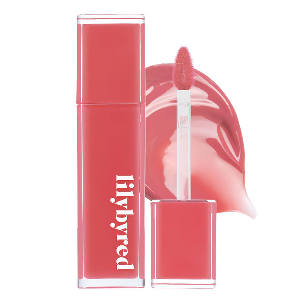 lilybyred Bloody Liar Coating Tint | Korean Glossy Lip Stain, Vivid & Juicy Color, Syrupy Shine, Moisturizing, Long-Lasting & Smudge-Proof, Non-Sticky, Lightweight, 0.14 oz. (10 Strong Cherry)