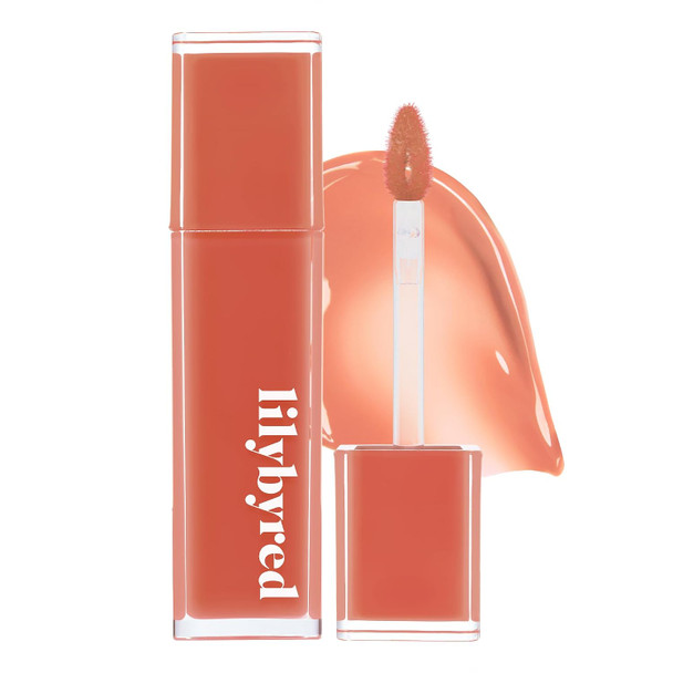 lilybyred Bloody Liar Coating Tint | Korean Glossy Lip Stain, Vivid & Juicy Color, Syrupy Shine, Moisturizing, Long-Lasting & Smudge-Proof, Non-Sticky, Lightweight, 0.14 oz. (10 Strong Cherry)
