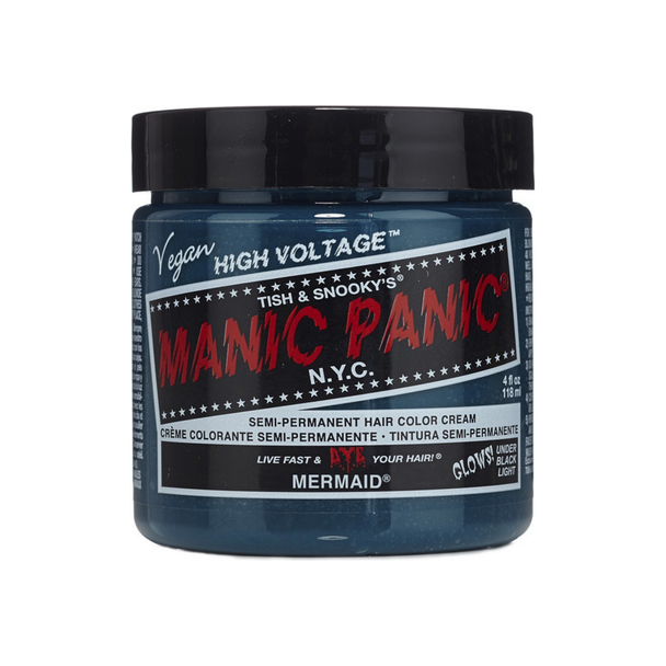 Manic Panic Semi-Permanent Hair Color Cream, Mermaid 4 oz