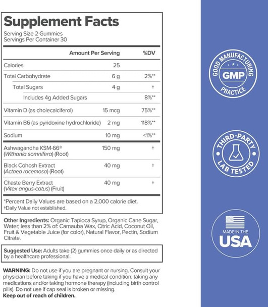 O Positiv MENO Menopause Gummies  Hot Flashes and Night Sweats
