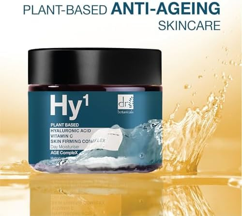 Dr Botanicals Anti Aging Face Moisturiser With Hyaluronic Acid Vitamin C