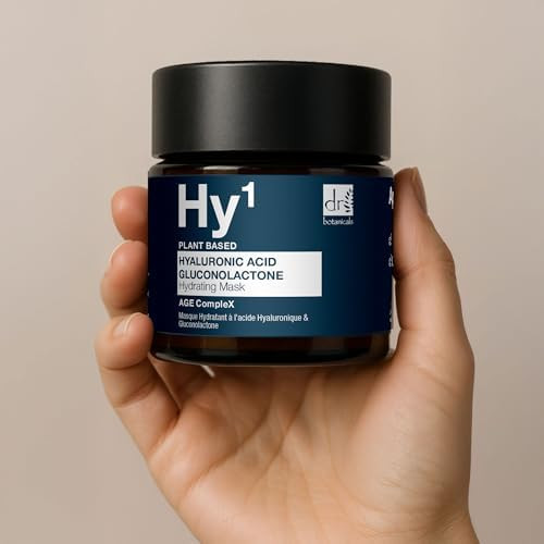 Dr Botanicals Hyaluronic Acid & Gluconolactone Hydrating Anti-Aging Facial Mask