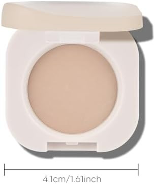 KYDA Beige Brown Matte Single Eyeshadow, Matte Nude Brown Eyeshadow Compact, Ultra-fine Lightweight, Crease-proof High Pigmented Formula, Korean Mini Eyes Makeup, Milk Tea