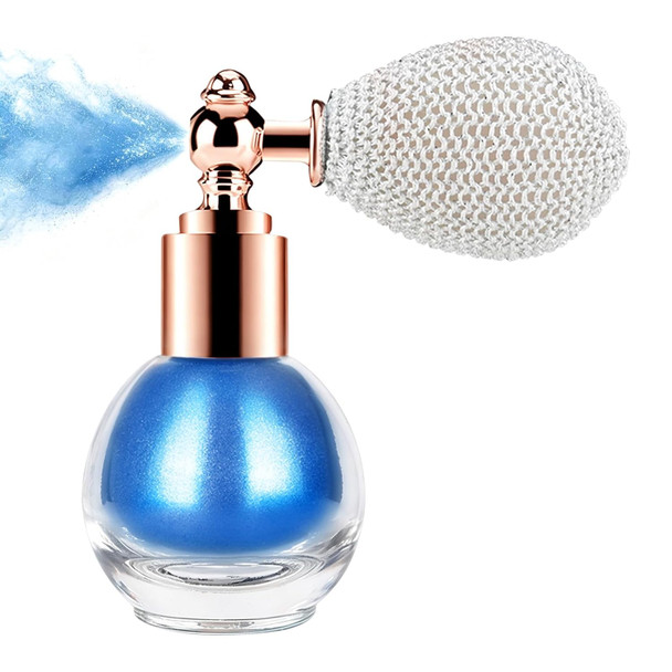 KYDA Champagne Body Glitter Spray, Shimmer Loose Powder Spray | Sparkling Powder Cosmetic Shimmer Makeup for Hair Body Face Clothes Nail Art Craft Design Easter Christmas Halloween Crafts
