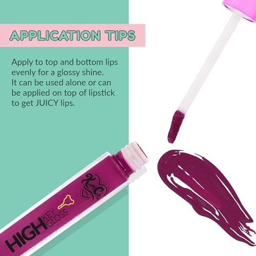 KimChi Chic Beauty High Key Gloss, High-Shine Lip Gloss, Non-Sticky Lipgloss