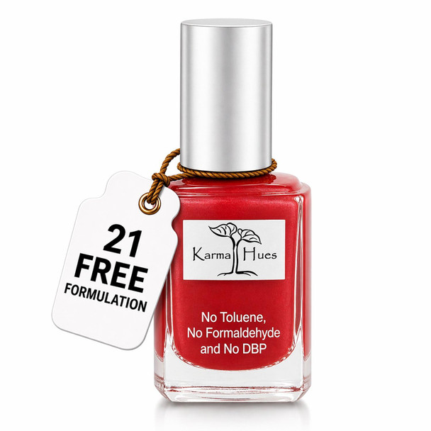 Karma Organic Natural Non toxic Nail polish - Vegan and Cruelty Free Nail Paint for Nail Art - Fast Drying Nail Polish for Women - Long Lasting Nail Polish