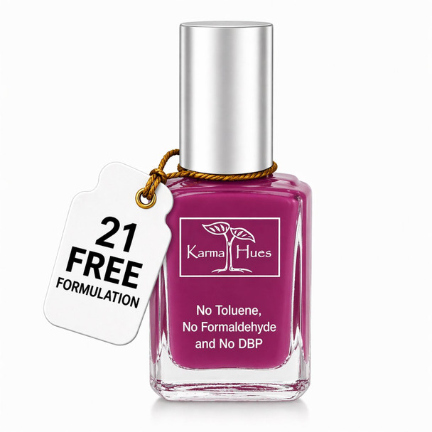 Karma Organic Natural Non toxic Nail polish - Vegan and Cruelty Free Nail Paint for Nail Art - Fast Drying Nail Polish for Women - Long Lasting Nail Polish