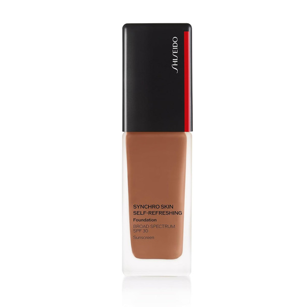 Shiseido Synchro Skin Self-Refreshing Foundation SPF 30 - Buildable Coverage - Natural Finish, 24-Hour Wear - Water Resistant & Non-Comedogenic