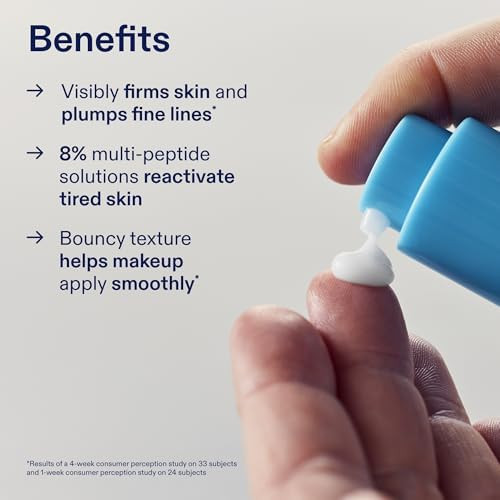 Skinfix Triple Lipid Activating Serum - Visibly Smooths & Firms Skin with Peptides - Reduces Fine Lines & Wrinkles - Fast Absorbing Non-Comedogenic Fragrance Free Vegan  Cruelty Free