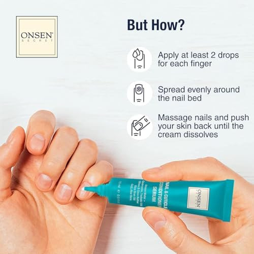Onsen Secret Nail Reboot Duo  Treatment for Damaged Nails  Natural Nail Care and Cuticle Repair  Visible Results For Perfect Nails Cuticle Conditioner Cream and Nail Reboot Oil
