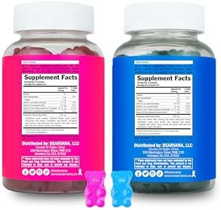 BEARVANA Top & Peach Support Women's Multivitamin Gummies, 120 CT(Berry) | Plant-Based Multivitamin Supplement for Women's Daily Wellness Support, Vegan-Friendly, Gluten-Free, Cruelty-Free and Non-GMO
