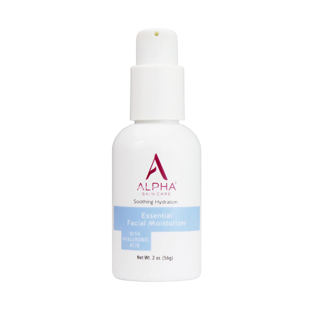 Alpha Skin Care Essential Facial Moisturizer  Hyaluronic Acid2 Oz  Deep hydration helps reduce the appearance of lines and wrinkles for normal to dry skin with an anti-aging formula.