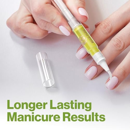 ECCO PURE Cuticle Oil Pen with Vitamin E Nail and Cuticle Moisturizing Oil  Mess-Free Brush Pen for Dry Cuticles and Nails  Manicure and Pedicure Nail Care