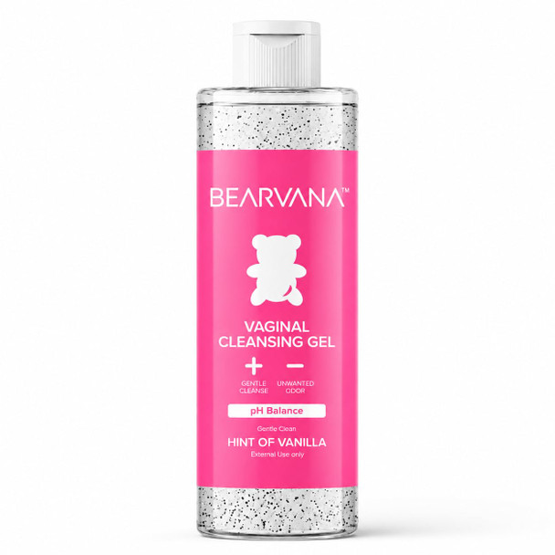 BEARVANA Gentle Feminine Wash | Daily External Vaginal Cleanser | Light Vanilla Scent | 8.45 fl oz (250 mL)