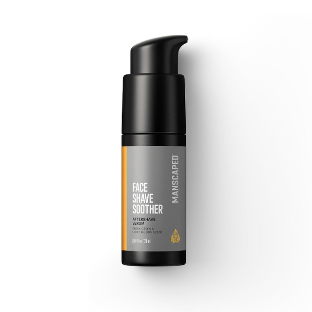 MANSCAPED® Face Shave Soother, Men's Aftershave Serum Infused with Red Algae, Menthyl Lactate & Vitamin B3 for Cooling, Soothing & Hydration, Vegan, Paraben-Free