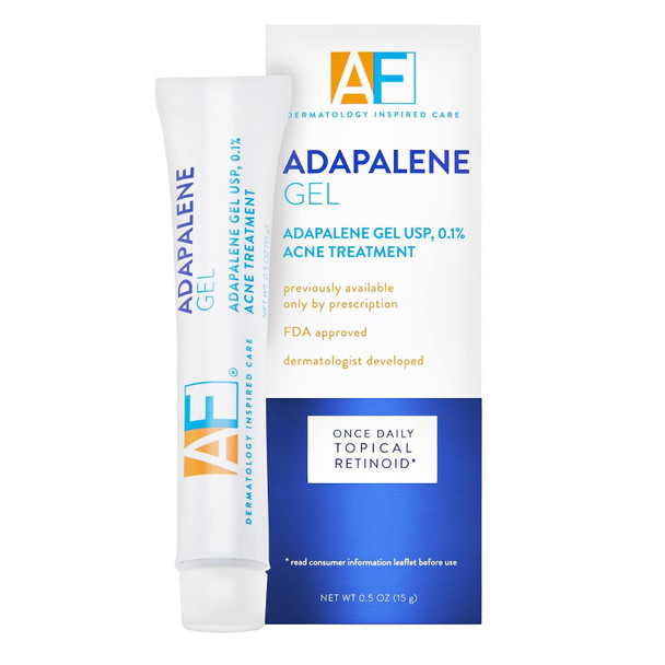 Acne Free Adapalene Gel OnceDaily Topical Retinoid Acne Treatment Unclogs Pores and Clears Acne Prevents