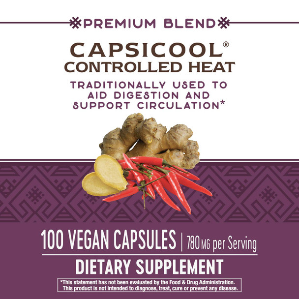 Nature's Way CapsiCool, 780 mg per serving, 100 Capsules