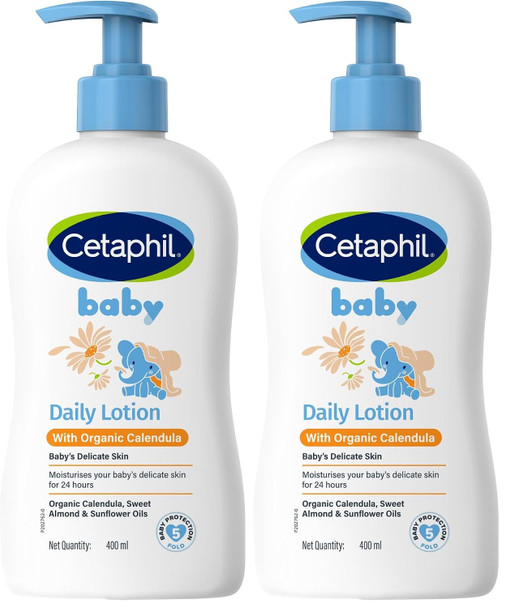 Cetaphil Baby Daily Lotion with Organic Calendula  Sweet Almond and Sunflower
