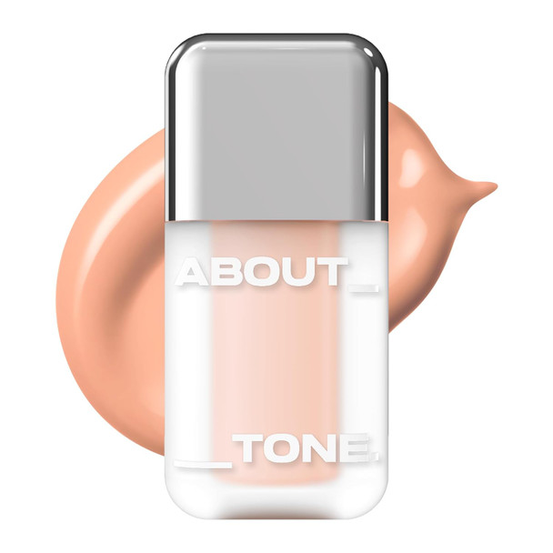 ABOUT TONE Skin Layer Fit Blusher – Semi Matte Cover Fit & Semi Glow Water Fit – High-Fitting Liquid Blush for Longwear Color, Intense Pigment, Smooth Adhesion – Korean Beauty