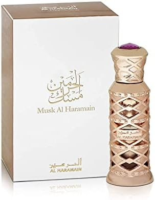 Al Haramain Musk Concentrated Perfume Oil for Unisex Arabian Perfume for Women and Men