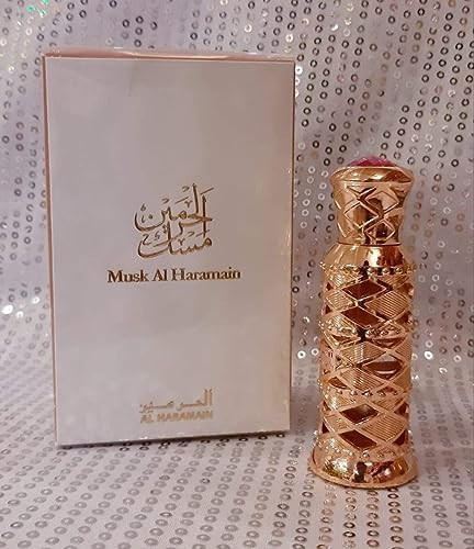 Al Haramain Musk Concentrated Perfume Oil for Unisex Arabian Perfume for Women and Men