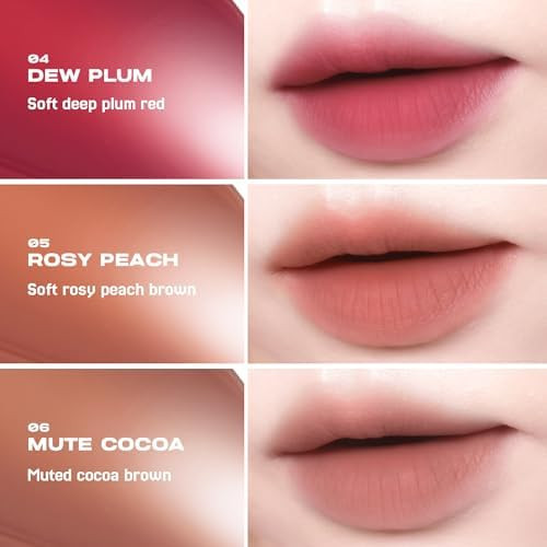 ABOUT TONE Blur Fit Tint Mini – Soft & Smooth Creamy Blur Matte Lip Tint, Ultimate Blurring Effect, Long-Lasting Lightweight Non-Drying Non-Cracking Velvet Finish Lip Stain K-Beauty
