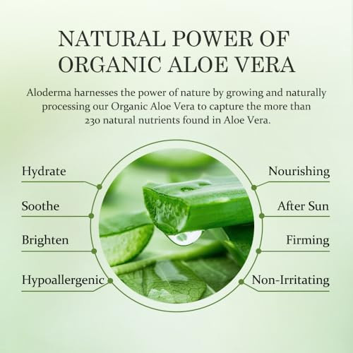 Aloderma Hydrating Sheet Face Masks with  Organic Aloe Vera 5 Pack Plant based formula for dry or sensitive skin