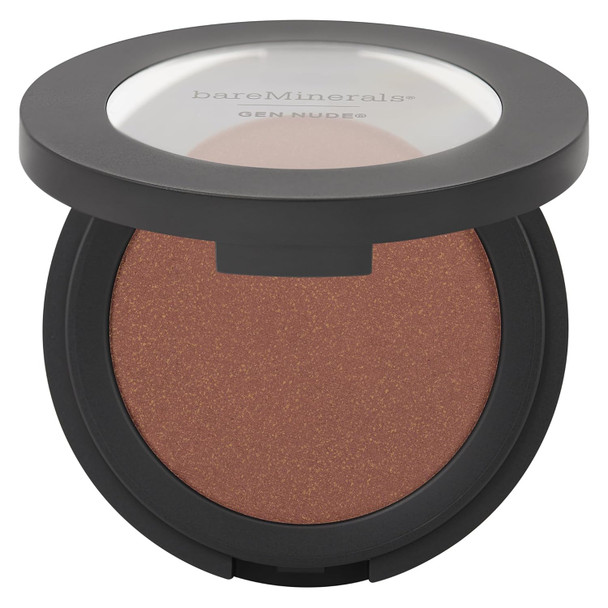 bareMinerals Gen Nude Powder Blush, Mineral-Based Pressed Blush Powder, All Day Wear, Buildable Coverage, Matte Soft Focus Finish, Talc-Free, Vegan - 0.21 Ounce