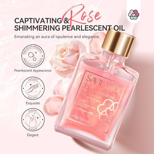 SAVILAND Cuticle Oil Vitamin Rosehip Nail Growth Oil Jojoba Mineral Nail Oil Plant based Cuticle Oil For Nails Ultra Nourishing Repairing