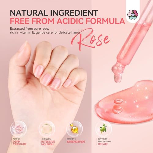 SAVILAND Cuticle Oil Vitamin Rosehip Nail Growth Oil Jojoba Mineral Nail Oil Plant based Cuticle Oil For Nails Ultra Nourishing Repairing