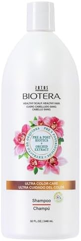 Biotera Ultra Color Care Shampoo for Vivid ColorTreated Hair  Protects and Extends Vibrancy with Coconut and Orchid Extract Enhances Shine and Softness Sulfate-Free Vegan