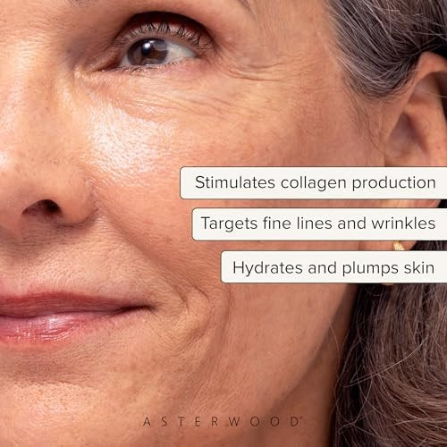 Asterwood Triple Repair Peptide Serum Matrixyl 3000 Argireline and Vit C Minimizes Fine Lines and Stimulates Collagen Formulated with Hyaluronic Acid Cruelty Free