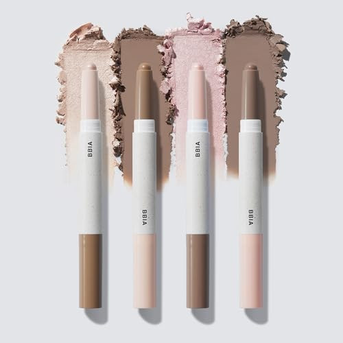 BBIA Last Contour Stick - Dual-Sided Contouring & Highlighting Duo Stick Easy Dual-Ended Natural Contour & Highlight Blendable Buildable Longlasting Korean Face Makeup - 0.63 Ounce