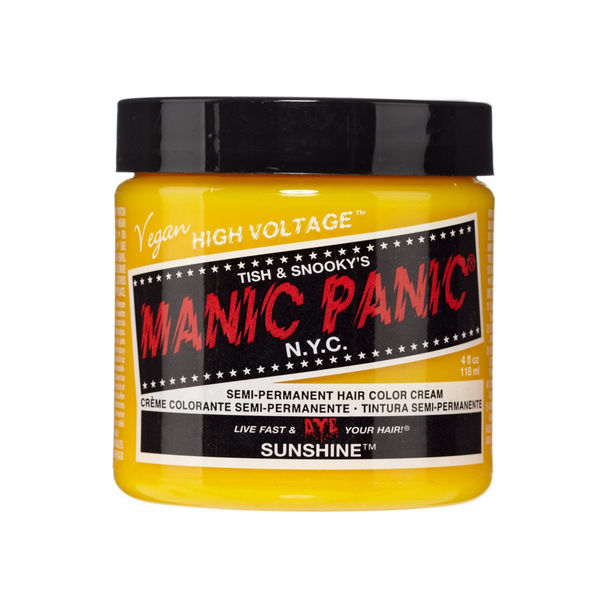 Manic Panic Semi-Permanent Hair Color Cream, Sunshine 4 oz