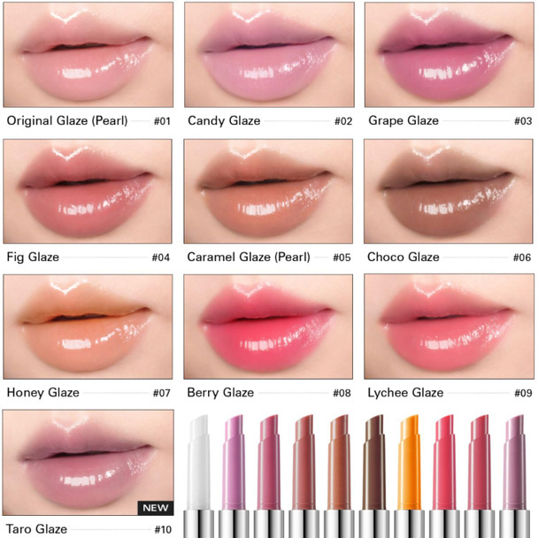 BBIA Over Glaze Stick - Lip Plumping Gloss Melting Balm Lipstick, Intensive Volume Up, High Shine & Glossy, Ultra Watery Moisturizing & Volumizing, Glowy Texture, Korean Lip Makeup
