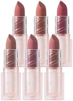 BBIA Last Powder Lipstick Series2 - Powder Matte Lipstick, Full Coverage, Non-Drying Matte Finish, Weightless Velvet Texture, Long-Lasting Lip Makeup, MLBB, Vegan, Korea Lip Makeup