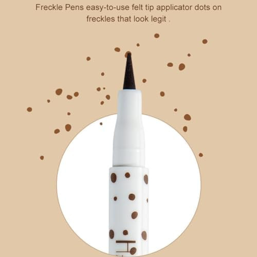 ONarisae Freckle Pen Fake Freckles Face Concealer Point Out Natural Waterproof Long lasting