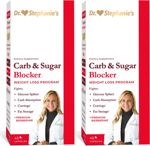 Pharmaganics Carb and Sugar Blocker  Mega Dose of Berberine and Gymnena Supplement - Take with Meals to Reduces Digested Carbs and Weight